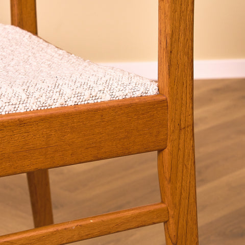 Swedish dining chairs in teak