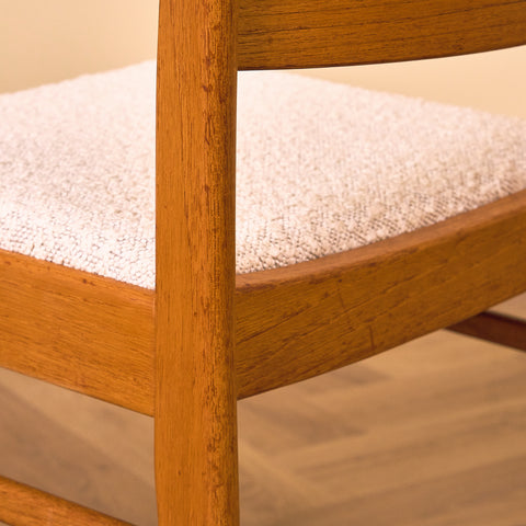 Swedish dining chairs in teak