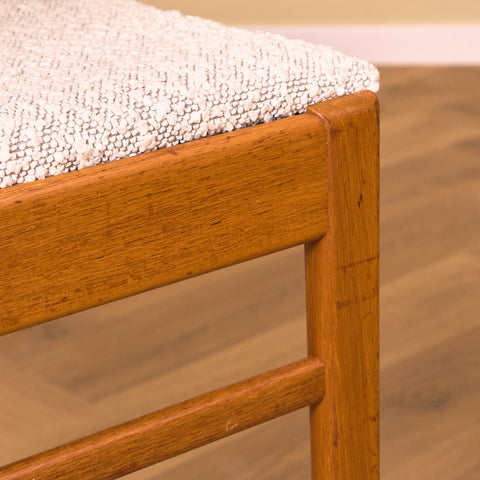 Swedish dining chairs in teak