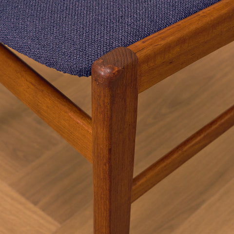 A set of 8 Swedish dining chairs in teak