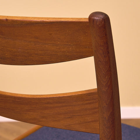 A set of 8 Swedish dining chairs in teak