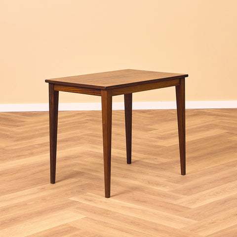 Danish side table in Santos rosewood
