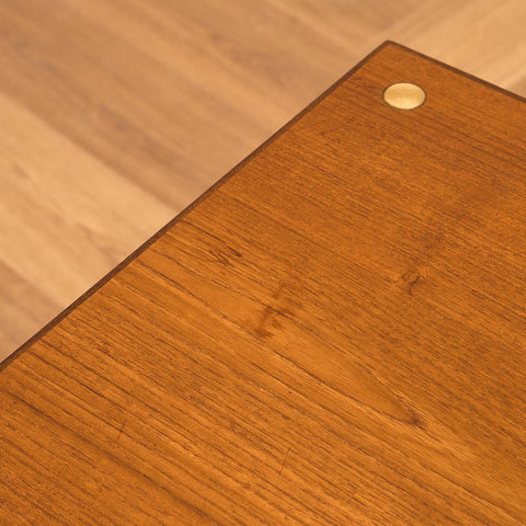 Swedish side table in teak
