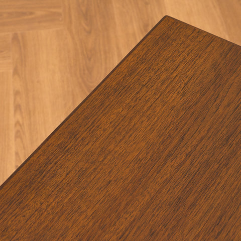 Swedish coffee table in walnut & teak by Skaraborgs Möbelindustri AB, Tibro
