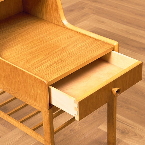 Swedish bedside tables in oak