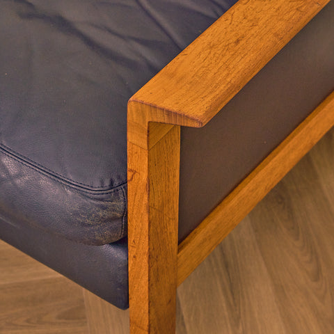 Swedish sofa in solid teak by Gillis Lundgren for IKEA, model 'Skanör'