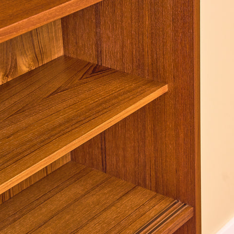 Swedish bookshelf in teak