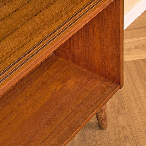 Swedish bookshelf in teak