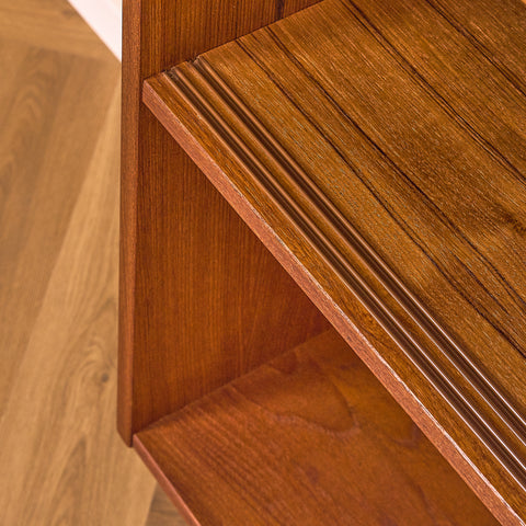 Swedish bookshelf in teak