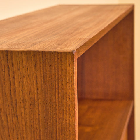 Swedish bookshelf in teak