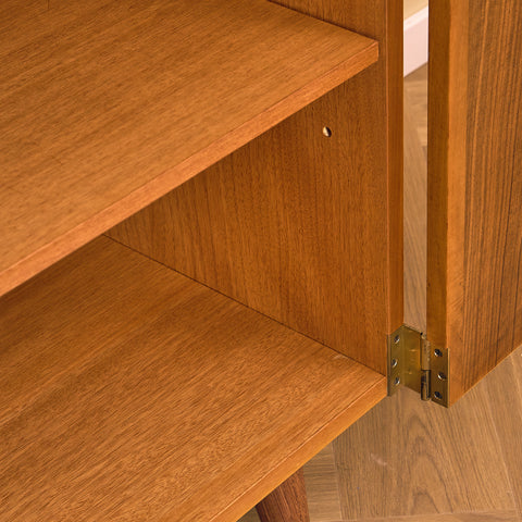 Swedish bookshelf in walnut by Bertil Fridhagen for Bodafors