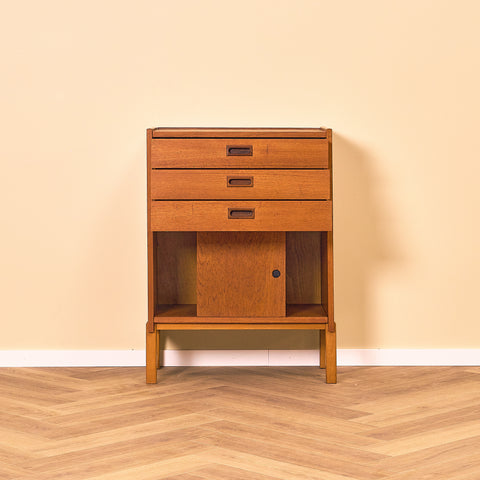 Swedish chest of drawers in teak by Polyform