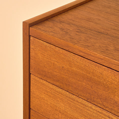 Swedish chest of drawers in teak by Polyform