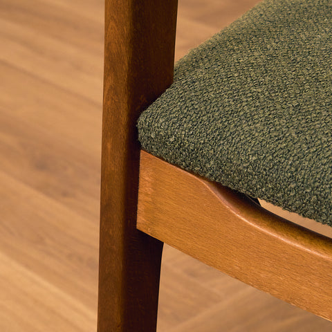 Danish set of 4 dining chairs "model 219" in teak & beech by Farstrup