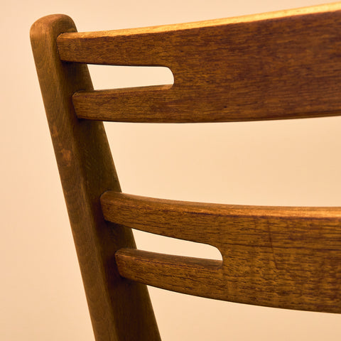 Danish set of 4 dining chairs "model 219" in teak & beech by Farstrup