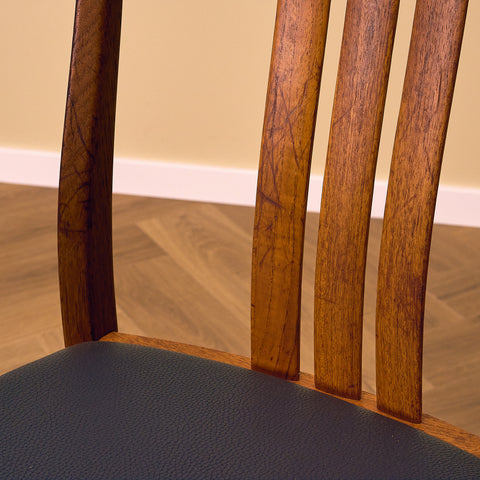 Swedish dining chairs in teak