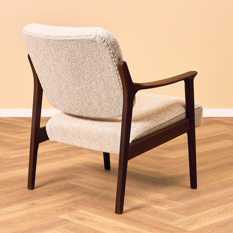 Danish armchairs in walnut, a set of 2