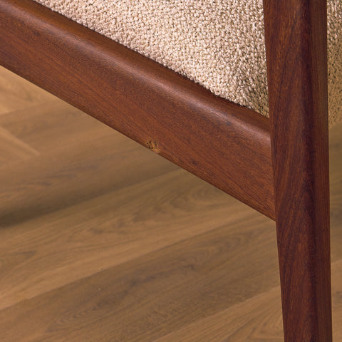Danish armchairs in walnut, a set of 2