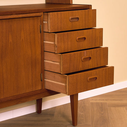 Swedish bookshelf in teak