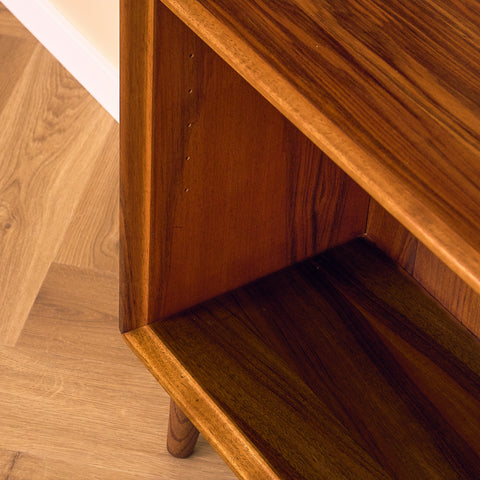 Swedish bookshelf in teak