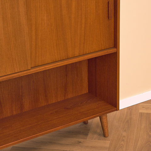 Swedish bookshelf in teak