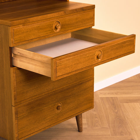 Swedish bookshelf in walnut by Bertil Fridhagen for Bodafors
