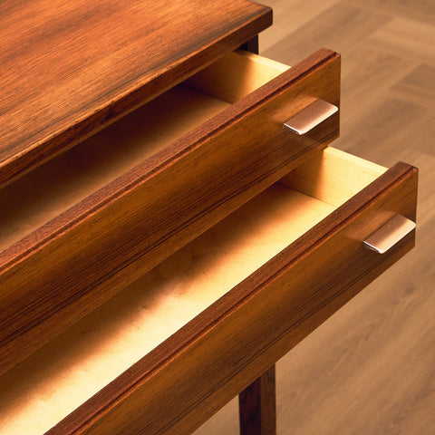 Swedish chest of drawers in Santos rosewood