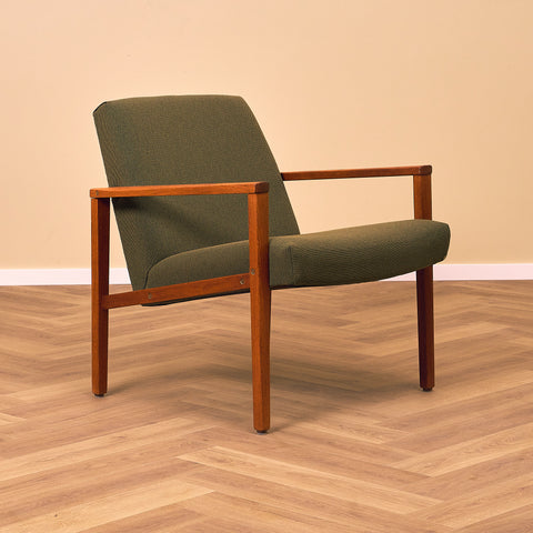 Danish armchairs in solid teak