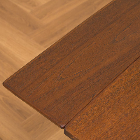 Extendable danish coffee table in teak by Kai Kristiansen for Vildbjerg Møbelfabrik