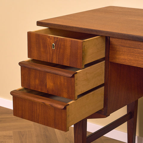 Danish writing desk in teak