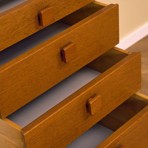Swedish chest of drawers in teak by Johannesborgs Möbelfabriks AB