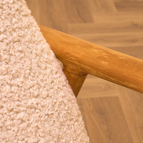 Swedish armchair in beech by Folke Ohlsson for Dux, Bra Bohag, Malmö