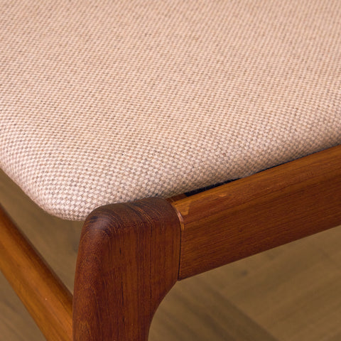 Set of 4 danish dining chairs in teak by Erik Buch for O.D. Møbler