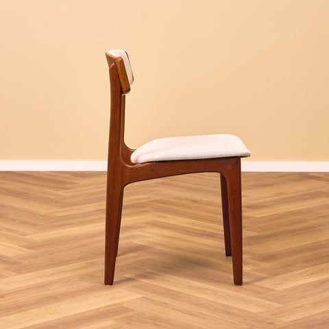 Danish set of 6 dining chairs by Thorso Mobelfabrik