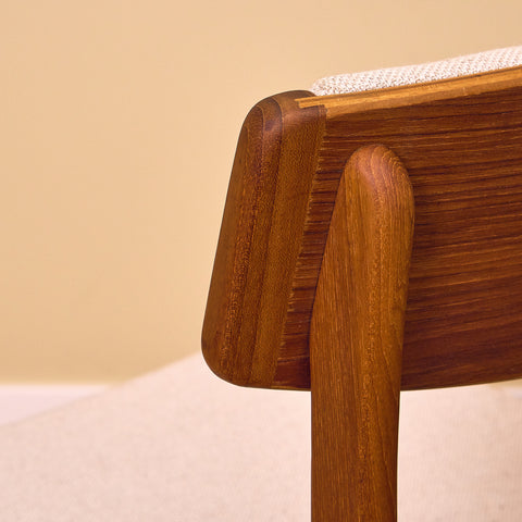 Danish set of 6 dining chairs by Thorso Mobelfabrik