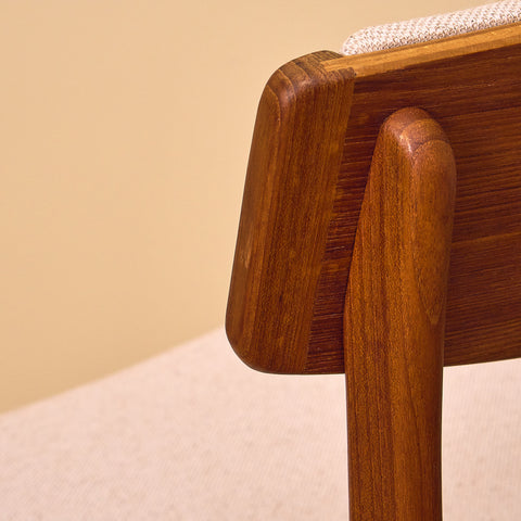 Danish set of 6 dining chairs by Thorso Mobelfabrik