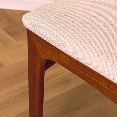 Danish set of 6 dining chairs by Thorso Mobelfabrik