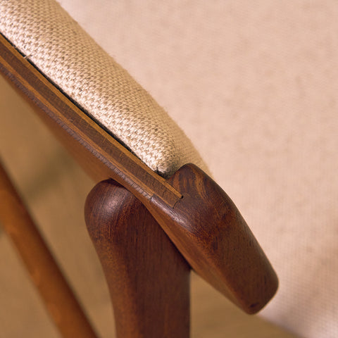 Danish set of 6 dining chairs by Thorso Mobelfabrik