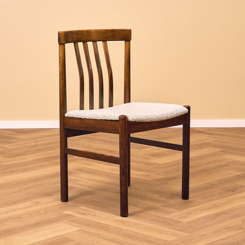 Swedish dining chairs in stained beech