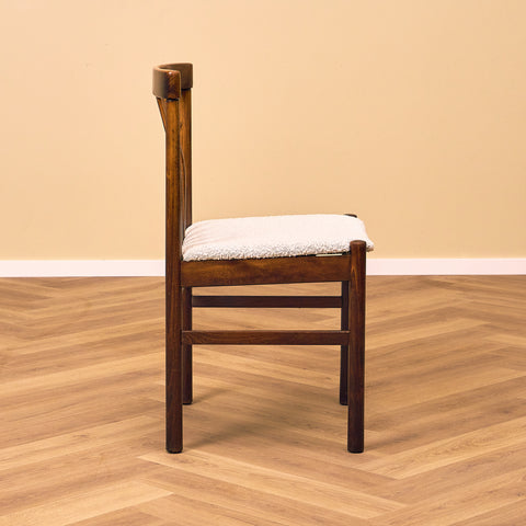 Swedish dining chairs in stained beech