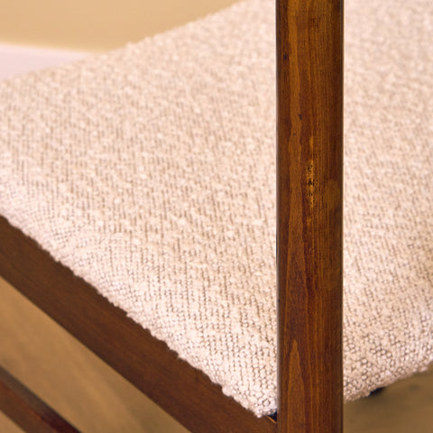 Swedish dining chairs in stained beech