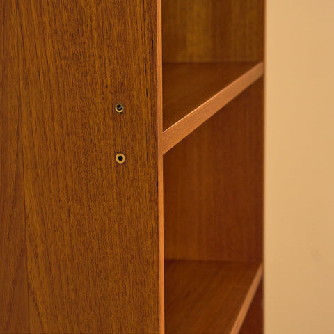 Swedish polyform shelving system in teak