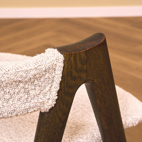 Danish dining chairs in solid oak by Kai Kristiansen for Schou Andersens Möbelfabrik A/S, model 'Kompass'