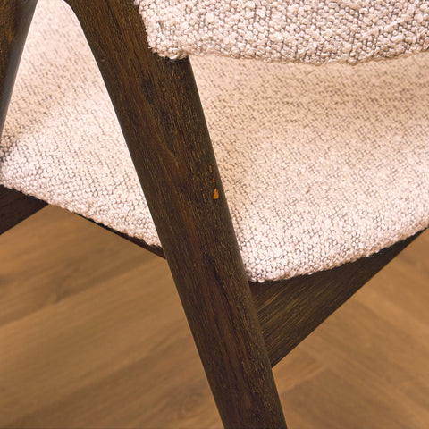 Danish dining chairs in solid oak by Kai Kristiansen for Schou Andersens Möbelfabrik A/S, model 'Kompass'