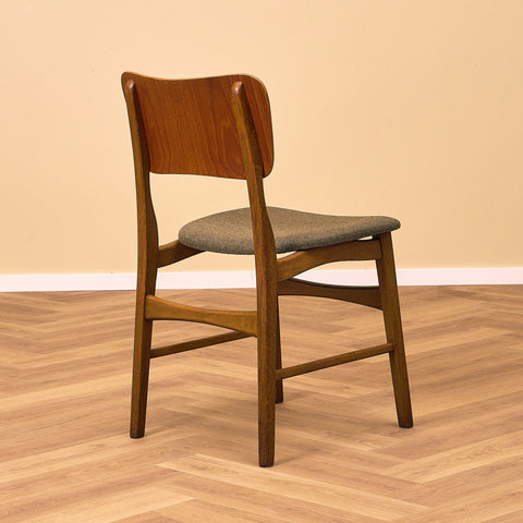 Danish dining chair in teak and oak by Ib Kofod-Larsen