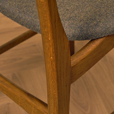 Danish dining chair in teak and oak by Ib Kofod-Larsen
