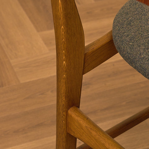 Danish dining chair in teak and oak by Ib Kofod-Larsen