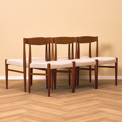 Danish dining chair in teak by Arne Hovmand Olsen