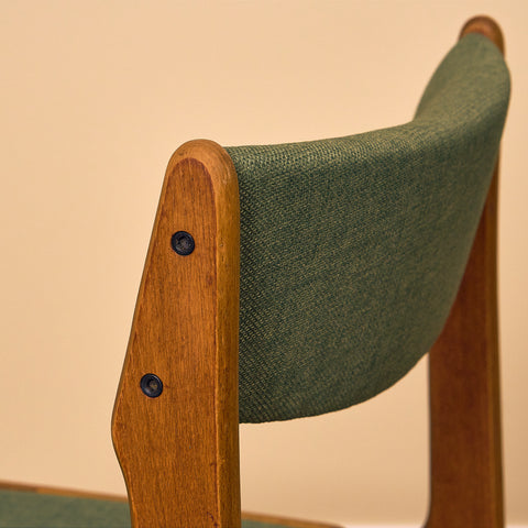 Danish set of 6 dining chairs by Erik Buch for Nova Stolefabrik