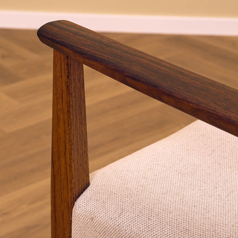 Swedish set of 4 dining armchairs "Garmi" by Nilson Jonsson for Troeds